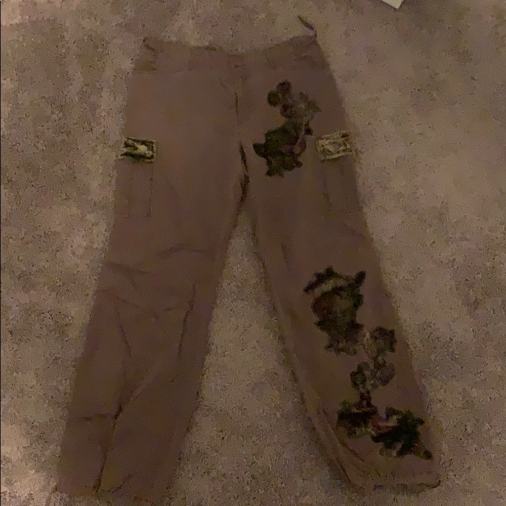 EXPRESS Embroidered Cargo Pants